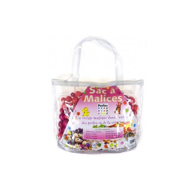 Sac à malices Perles Rose (1171)