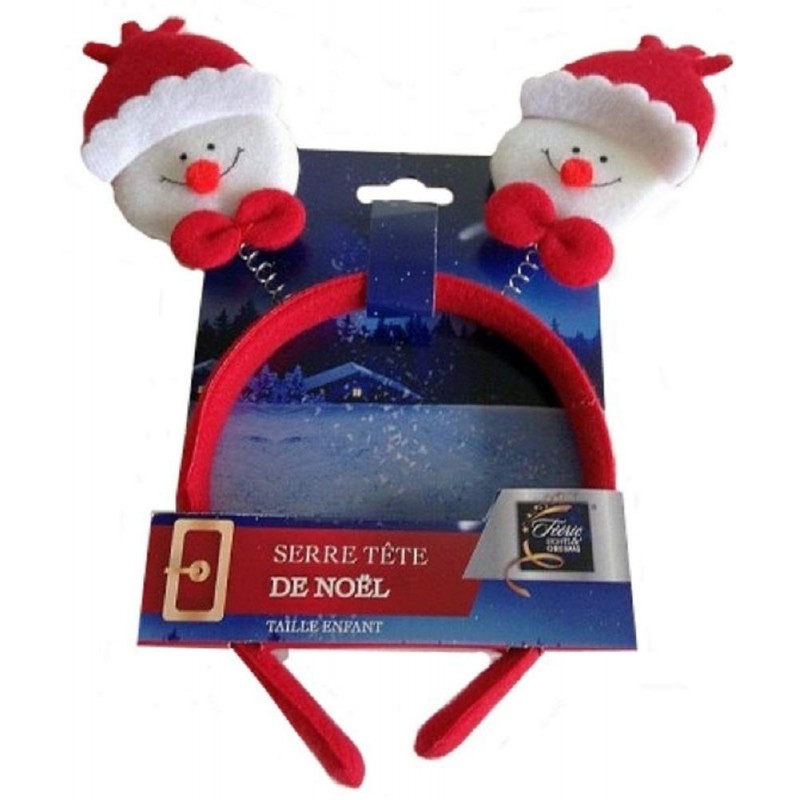 Serre tête de noêl enfant : les Pères Noël (2449)