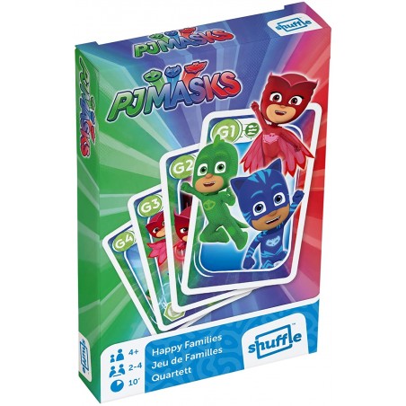 Shuffle - jeu de carte famille- Pjmasks (2880)