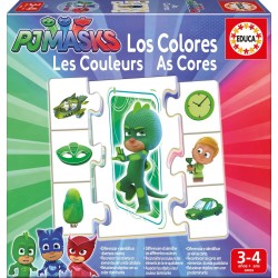 Educa : Jeu éducatif les couleurs pj masks 6 puzzles (2955)